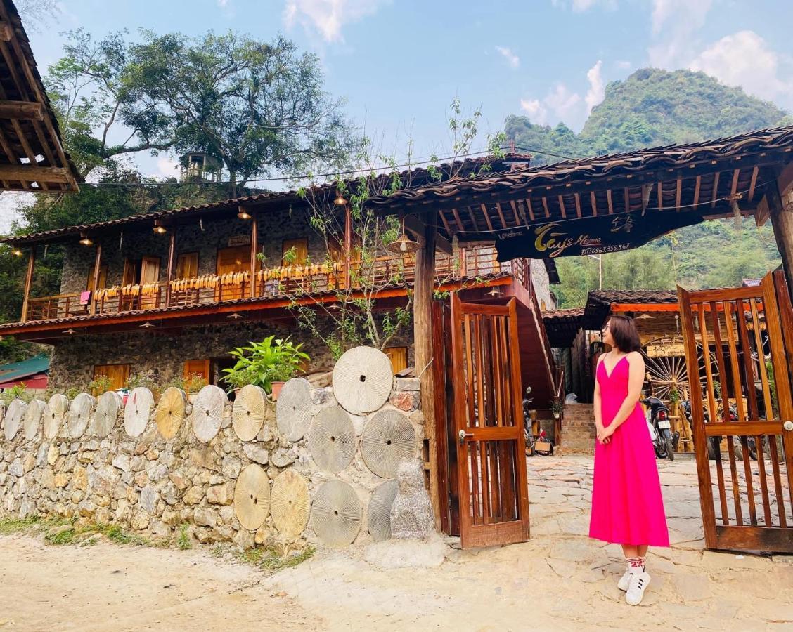 Tay Homestay Lang Da Co Khuoi Ky- Ban Gioc Cao Bang Eksteriør billede